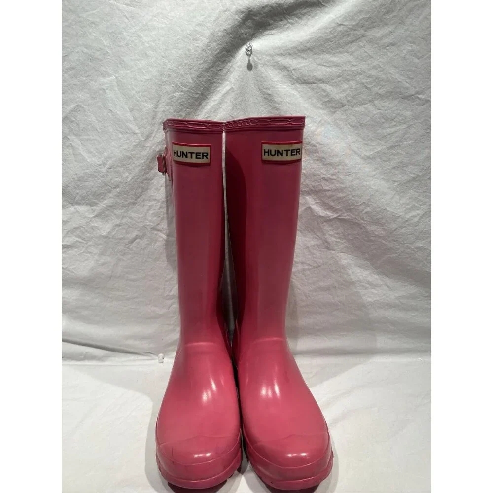 Hunter Original Tall‎ Pink Rain Boots Women’s Sz US 4